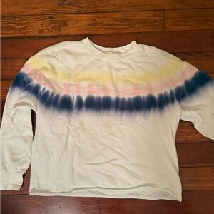 GAP Women’s Tie-Dye Cropped Shirt